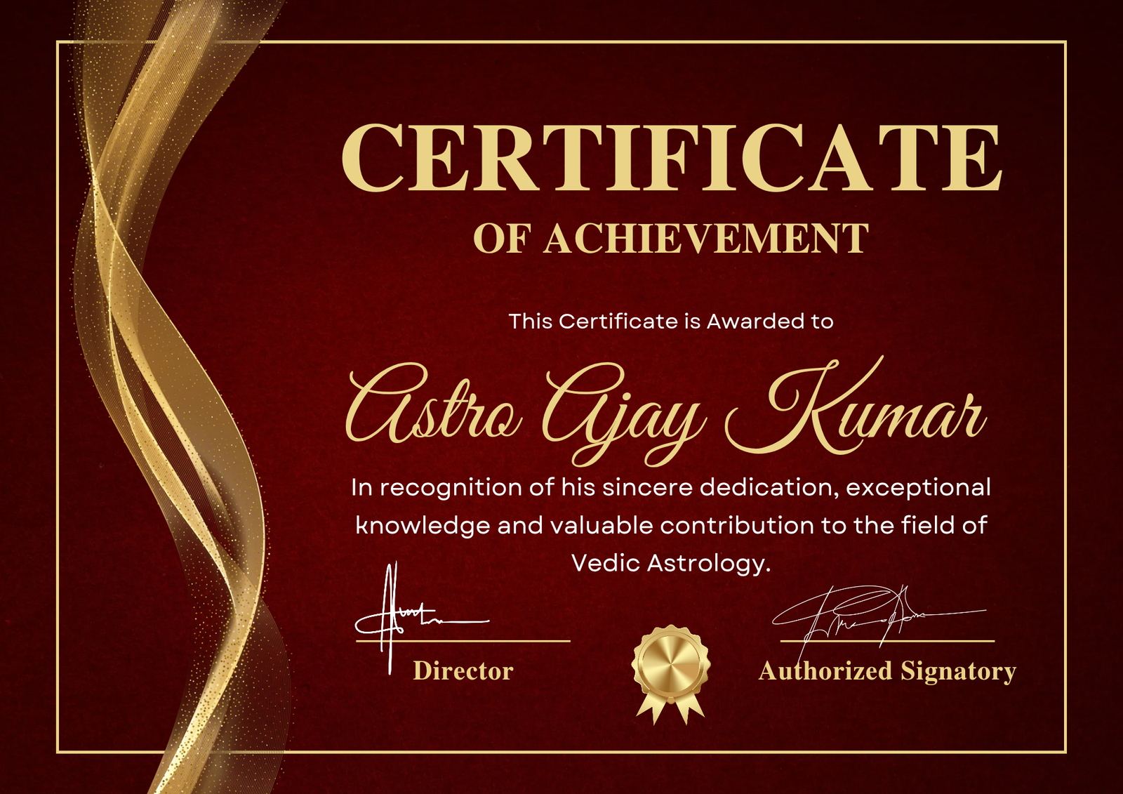 Certificate 1