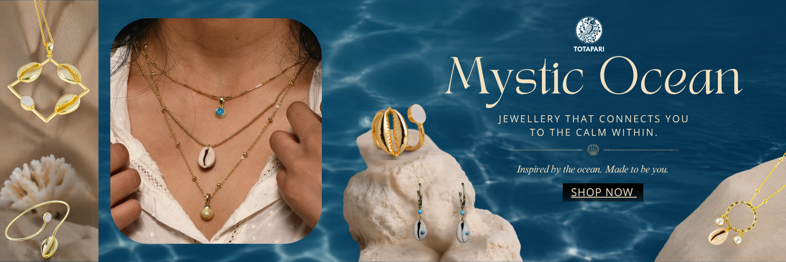 Mystic Ocean jewellery banner